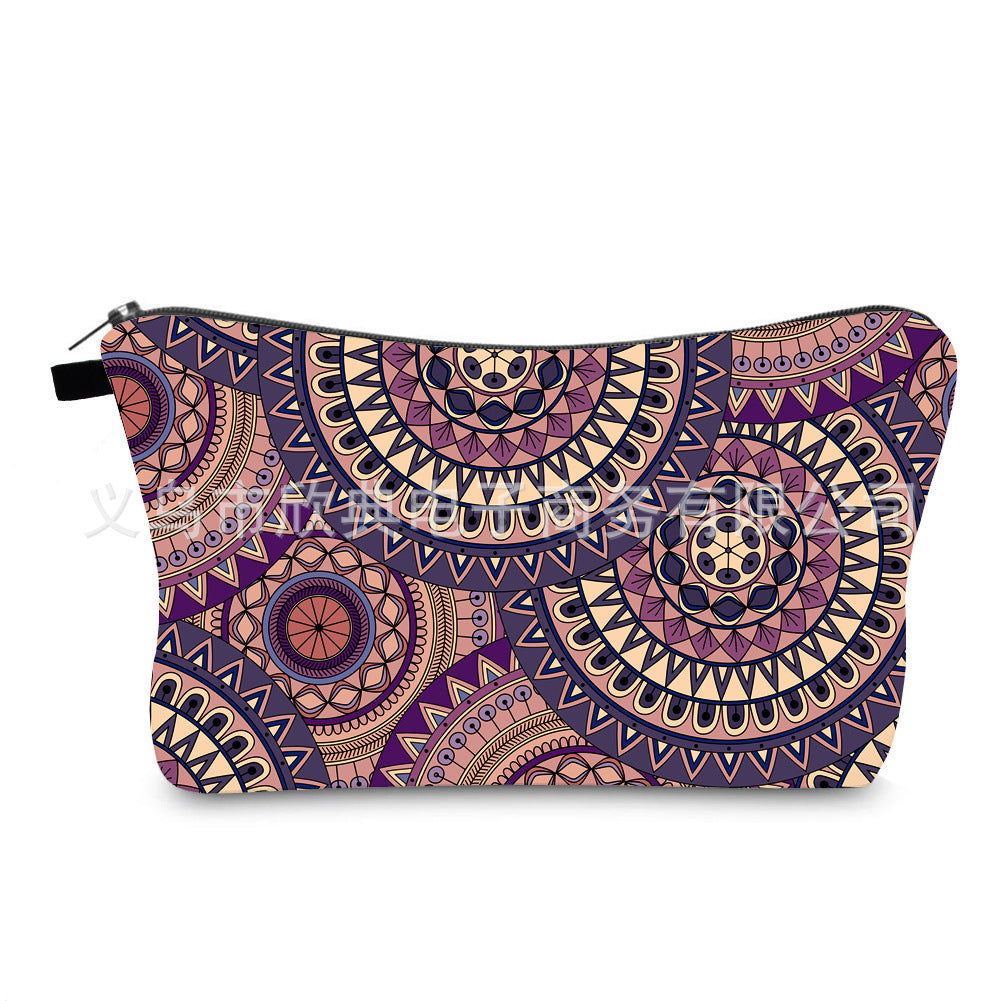 Wholesale Polyester Datura Printed Storage Bag